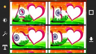 Indian Flag Letter Photo Frames 2020 screenshot 0