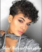 Short Natural Hairstyles screenshot 2