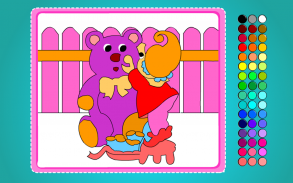 Coloring Game-Lovely Bear screenshot 5