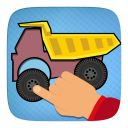 Jungen Autos LKWs Puzzle App Icon