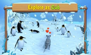 White Tiger Family Sim: Animal Simulator en línea screenshot 3