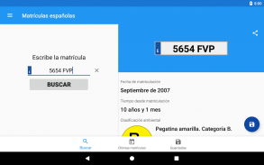 Matrículas españolas - información de vehículos screenshot 3