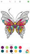 Adult Butterfly Coloring Pages screenshot 4