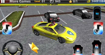 Ô tô xe 3D: Xe cảnh sát screenshot 3
