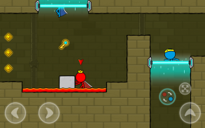 Red and Blue Stickman : Animation Parkour screenshot 9