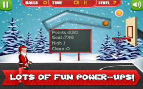 Santa Christmas Basketball Fun screenshot 1