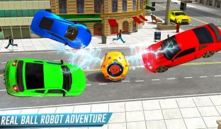 Futuristic Ball Robot Transform: Robot Games screenshot 0