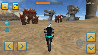 Motorbike Fantasy Warrior Jump screenshot 3