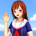 Anime High School Girl: Anime Life Simulator 3D Icon