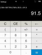 Calculator with parentheses screenshot 4