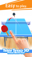 Table Tennis 3D Virtual World Tour Ping Pong Pro screenshot 0