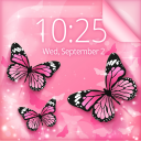 Pink Butterfly Live Wallpaper Icon