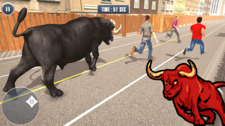 Angry Bull Fight Shooting Game screenshot 2