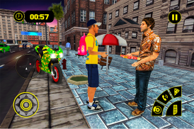 Giao bánh pizza: Ramp Rider Crash Stunts screenshot 2