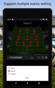 Lineup zone - Soccer Lineup screenshot 1