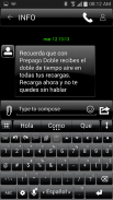 THEME FOR AI TYPE BLACK SENSE screenshot 0