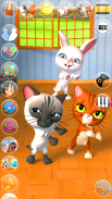 Talking 3 Friends Cats & Bunny screenshot 2