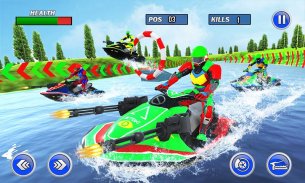 Jet Ski Racing Super Robot Shooting War Game screenshot 5