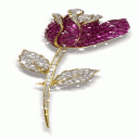 Diamond Purple Flower LWP Icon