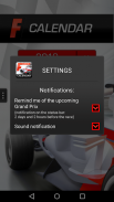 Formula 2020 Calendar screenshot 2