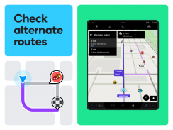 Waze-navigatie en live verkeer screenshot 9