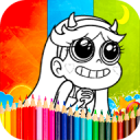 Coloring star vs the forces of evil Games Icon