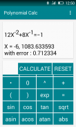 Polynomial Calc screenshot 1