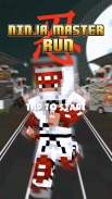 Run Ninja Shinobi Action Block Running 3D Adventure Maps Game screenshot 0