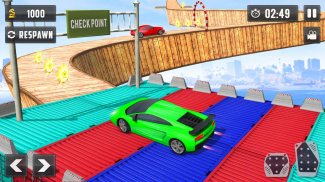 Crazy Car Driving Simulator: Impossible Sky Tracks screenshot 2