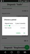 Deposit calculator screenshot 0