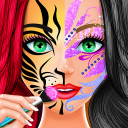 Face Paint Party Dress Up Games