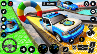 Police Car Mega Ramp Car Stunt screenshot 0