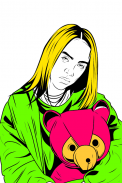 Billie Eilish Coloring Book screenshot 3