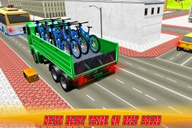 Simulatore di camion di trasporto BMX bicicletta screenshot 3