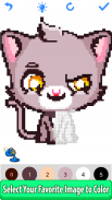 Cats Pixel Art Coloring Book screenshot 1