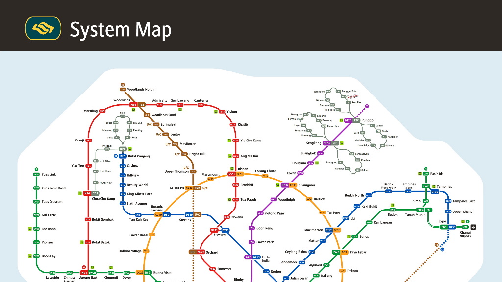 Singapore mrt MRT2 project: