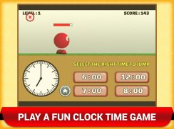 math telling time clock game alarm clock screenshot 1