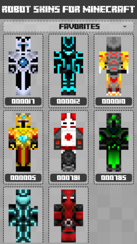 Robot Skins for Minecraft PE screenshot 4