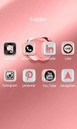 RoseGold Apple GOLauncherTheme screenshot 3