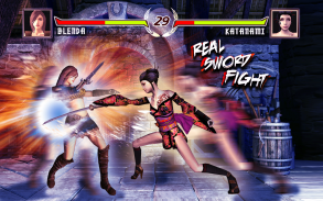 निंजा कुंग फू लड़ -  तलवारबाज़ी टूर्नामेंट screenshot 1