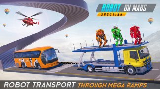 Mars Battle: Bus Robot Game 3D screenshot 5