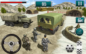 us military truck driving: army truck driving game screenshot 1