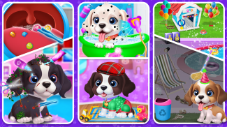 Puppy bubble bath care game screenshot 4