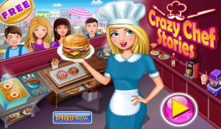 Crazy Burger Recipe Cooking Game: Chef Stories screenshot 14