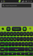 Tastiera a colori Neon Verde screenshot 5