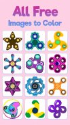 Fidget Spinner Pixel Art Color screenshot 6