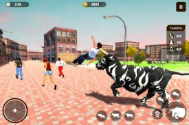 Angry Bull City Rampage 3D screenshot 6