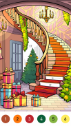 Interior Color by Number Book screenshot 6