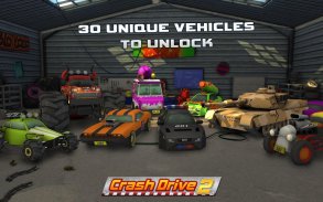 Crash Drive 2: 3D racing cars screenshot 1