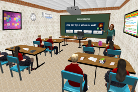 Simulator anak sekolah tinggi: Game Sekolah 2020 screenshot 0